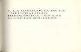 La neutralidad ideológica en las ciencias sociales. Adolfo Sánchez Vázquez.