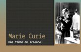 Marie Curie, Francés