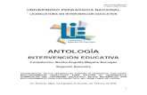Antología Intervención Educativa