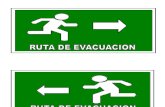 Fichas de Señalizacion de Evacuacion e Incendios