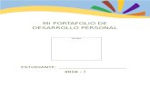 MI PORTAFOLIO  DE DESARROLLO PERSONAL