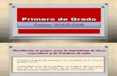 Horarios de 1PRIMERO de Grado (Curso 2015-2016) Aprobados en Comisión de Docencia