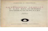 Pacual C Ohanian - La Cuestión Armenia y Las Relaciones Internacionales 1 (1839-1896)
