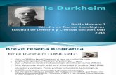 Emile Durkheim Presentacion Clase