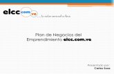 Presentación Plan de Negocios Elcc.com.Ve