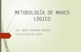 Metodología de Marco Lógico
