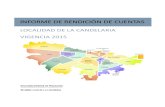 17. RENDICION DE CUENTAS La Candelaria 2015