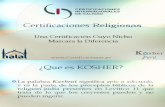 Certificaciones Religiosas Como Acceder a Los Mercados KOSHER & HALAL Expoalimentaria 2013