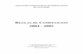 ATLETISMO - REGLAS DE COMPETICION