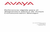Referencia rápida para el diagnóstico básico de Avaya Communication Manager