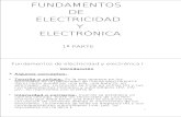 Fundamentos de Electricidad y Electrónica I