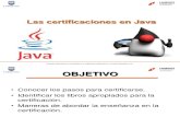 Las Certificaciones en Java
