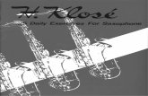 25 Ejercicios Diarios Para Saxofón - Klose