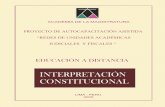 Interpretación Constitucional 2000, 110p