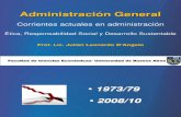 Corrientes Actuales en Administración y Etica Para Empresarios 2015