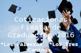 Cotizaciones graduación 2016