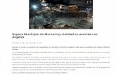15-03-16 Repara Municipio de Monterrey vialidad en avenida Los Ángeles