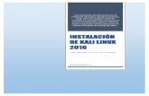 Instalacion de Linux Kali 2016
