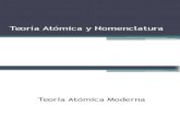CLASE 3 Teoría Atómica, Nomenclatura y Estequiometría