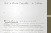 Derechos Fundamentales- Derecho a La Educación