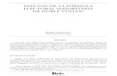 R. Martínez Efectos de La Formula Electoral Mayoritaria de Doble Vuelta