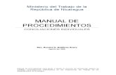 Manual de Procedimientos Conciliación Individual MITRAB