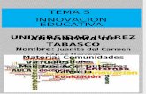 TEMA 5 innovación educativa