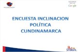 Informe Encuestas Inclinacion Politica Cundinamarca