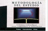 Metodologia Del Estudio Como Estudiar Con Rapidez y Eficacia Medilibros.com