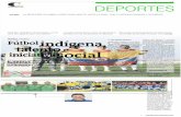 Fútbol indígena, talento e iniciativa social