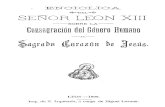 Consagracion Al Sagrado Corazon de Jesus-Leon XIII