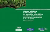 Gasto público y adaptación al cambio climático Análisis de Colombia, el Ecuador, Nicaragua y el Uruguay