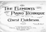 Elementos de La Técnica Pianística