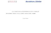 Deuda Externa Chile 1822-1980
