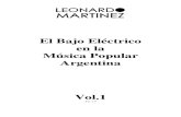 Leonardo Martínez - Bajo Eléctrico en La Música Popular Argentina Vol.1