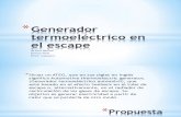 Generador Termoeléctrico