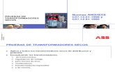 ANSI-IEC C57.12.01-C57.12.91 Pruebas Trafos Secos
