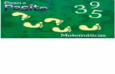 Libro Paso a Pasito Matematicas (Verde)