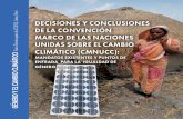 Decisiones y conclusiones de la Convención Marco de Naciones Unidas contra Cambio climático