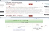 Crear Webquest en PHP Webquest