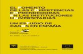 El fomento de las competencias emprendedoras en las instituciones universitarias : un estudio de casos en España