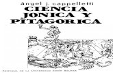Cappelletti, Angel J. - Ciencia Jonica y Pitagorica. Ed. Univ. Simon Bolivar 1980