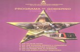 Programa de Gobierno 2008-2012