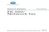 Manual de Servicio KM 652 FAX