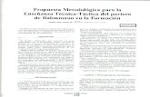 Propuesta Metodológica Para La Enseñanza de La Técnica Táctica Del Portero de Balonmano. PAULO DUARTE