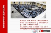 3 Marco Del Buen Desempec3b1o Directivo y Docente y Compromisos 3 y 4 Fichas 1 y 2