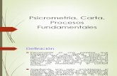 5.3 Psicrometría, Carta, Procesos Fundamentales