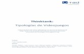 ThinkTank: Tipologías de Videojuegos