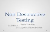 Non destrucutive Testing