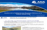 Gestion de La Calidad de Rh en Cuenca Quilca Chili